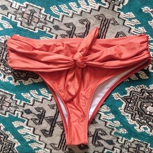 Burnt orange high waist bottoms